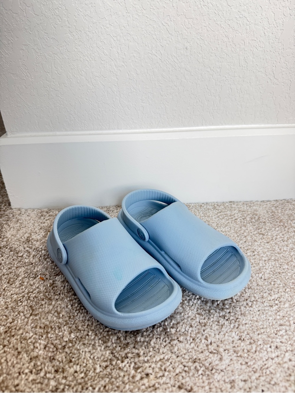 Reef Boys Toddler Rio Slide Light Blue Slip-On Sandals size 10